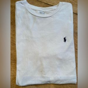 Polo by Ralph‎ Lauren Boy’s Size XL White Classic Short Sleeve Cotton Tee